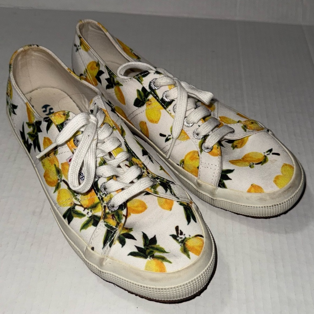 Superga 2750 Lemons Sneakers Size EU 41 US 9.5 Woman